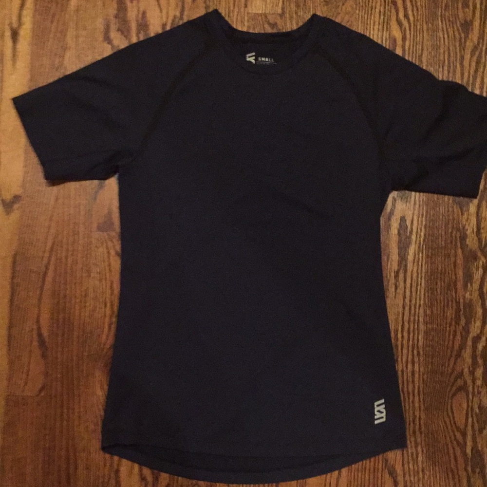 SECOND SKIN SLIM FIT NAVY BLUE TEE